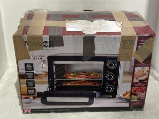 Lot 1255  
            Chesterfield SR44 - Parcel Delivery Only 

                
TOWER FAMILY 23 LITRE FAMILY MINI OVEN (LOCATION: I8)