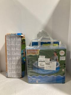 Lot 1290  
            Chesterfield SR44 - Parcel Delivery Only 

                
3 X ASSORTED ITEMS TO INCLUDE BESTWAY ODDESY PLAY POOL (LOCATION: H2)