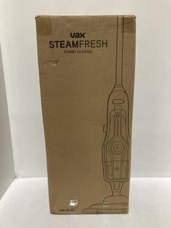 Lot 1344  
            Chesterfield SR44 - Parcel Delivery Only 

                
VAX STEAM FRESH COMBI CLASSIC MODEL: S86-SF-CC (LOCATION: H4)