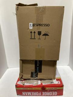 Lot 1346  
            Chesterfield SR44 - Parcel Delivery Only 

                
3 X ASSORTED ITEMS TO INCLUDE GEORGE FOREMAN LARGE FIT GRILL (LOCATION: H4)