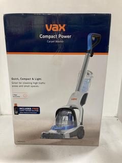 Lot 1348  
            Chesterfield SR44 - Parcel Delivery Only 

                
VAX COMPACT POWER CARPET CLEANER (LOCATION: H4)