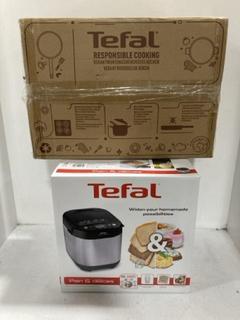 Lot 1350  
            Chesterfield SR44 - Parcel Delivery Only 

                
TEFAL SMALL FRYING PAN TO INCLUDE TEFAL BREAD MAKER (LOCATION: H4)