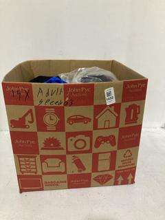 Lot 1432  
            Chesterfield SR44 - Parcel Delivery Only 

                
ASSORTED BOX OF SWIM/FITNESS WEAR - TO INCLUDE ONE SIZE SWIM/FITNESS TOP - COLOUR...