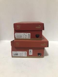 Lot 1441  
            Chesterfield SR44 - Parcel Delivery Only 

                
PUMA KIDS SMASH 3.0 L TRAINERS IN WHITE/PLUM UK SIZE 3 TO INCLUDE PUMA KIDS ULTRA...