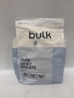 Lot 1470  
            Chesterfield SR44 - Parcel Delivery Only 

                
BULK PURE WHEY ISOLATE FOOD SUPPLEMENT ( 83 SERVINGS ) ( BBE MAYBE EXPIRED ) (LOC...