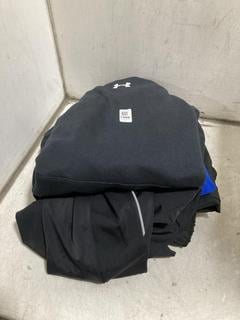 Lot 1488  
            Chesterfield SR44 - Parcel Delivery Only 

                
QTY OF ASSORTED ADULTS BRANDED CLOTHING TO INCLUDE UNDER ARMOUR HOODIE IN BLACK U...