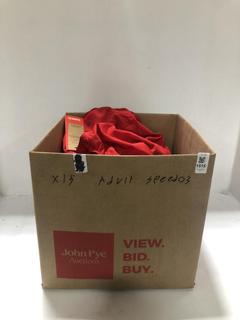 Lot 1515  
            Chesterfield SR44 - Parcel Delivery Only 

                
15 X ASSORTED ADULTS SPEEDO SWIMWEAR TO INCLUDE SPEEDO FULL BODY SWIMSUIT IN RED ...