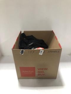 Lot 1517  
            Chesterfield SR44 - Parcel Delivery Only 

                
15 X ASSORTED KIDS SPEEDO SWIMWEAR TO INCLUDE SPEEDO FULL BODY SWIMSUIT IN BLACK ...