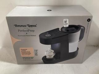 Lot 1530  
            Chesterfield SR44 - Parcel Delivery Only 

                
TOMMEE TIPPEE PERFECT PREP FORMULA FEED MAKER - ORIGINAL RRP £139 (LOCATION: G2)