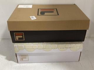 Lot 1541  
            Chesterfield SR44 - Parcel Delivery Only 

                
FILA REGA NF LEATHER TRAINERS IN BLACK UK SIZE 6.5 TO INCLUDE FILA SUPER BUBBLE T...