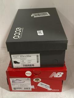 Lot 1542  
            Chesterfield SR44 - Parcel Delivery Only 

                
NEW BALANCE FRESH FOAM CONTEND TRAINERS IN WHITE/GREY UK SIZE 9.5 TO INCLUDE ECCO...