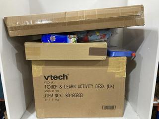 Lot 1655  
            Chesterfield SR44 - Parcel Delivery Only 

                
ASSORTED ITEMS TO INCLUDE PAW PATROL RESCUE MISSION PUP PAD KIDS TOY (LOCATION: G5)
