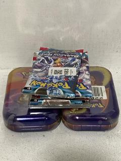 Lot 1683  
            Chesterfield SR44 - Parcel Delivery Only 

                
7 X ASSORTED POKEMON TCG ITEMS TO INCLUDE CHARIZARD MINI TIN (LOCATION: G6)