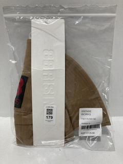 Lot 179  
            Chesterfield SR44 - Parcel Delivery Only 

                
SSENSE WORKS PATCH BUCKET HAT IN BROWN SIZE S - ORIGINAL RRP £125 (LOCATION: L7)