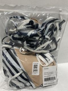 Lot 205  
            Chesterfield SR44 - Parcel Delivery Only 

                
FENSEI SSENSE EXCLUSIVE GREEN MONEY BIKINI IN BLACK/WHITE SIZE XS - ORIGINAL RRP ...