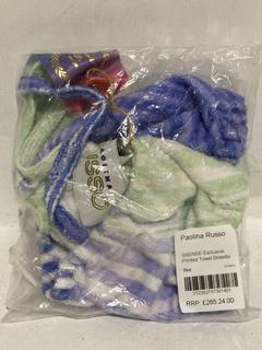 Lot 219  
            Chesterfield SR44 - Parcel Delivery Only 

                
PAOLINA RUSSO SSENSE EXCLUSIVE PRINTED TOWEL BRALETTE IN BLUE XS - ORIGINAL RRP £...