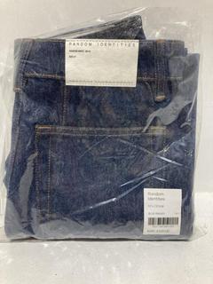 Lot 243  
            Chesterfield SR44 - Parcel Delivery Only 

                
RANDOM IDENTITIES 60'S DENIM BLUE RINSED SIZE 27 - ORIGINAL RRP £325 (LOCATION: L8)