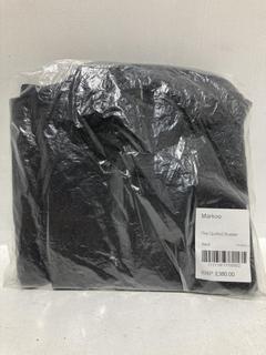 Lot 320  
            Chesterfield SR44 - Parcel Delivery Only 

                
MARKOO THE QUILTED BUSTIER IN BLACK SIZE S - ORIGINAL RRP £380 (LOCATION: L8)