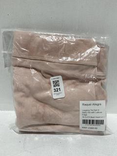 Lot 321  
            Chesterfield SR44 - Parcel Delivery Only 

                
RAQUEL ALLEGRA LEGGING TIE DYE IN BABY RIB WITH LETTUCE EDGE SIZE 0 - ORIGINAL RR...