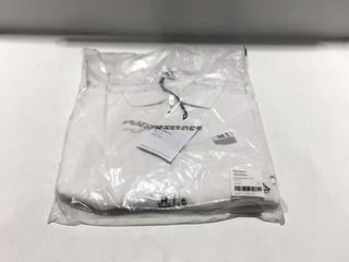 Lot 414  
            Chesterfield SR44 - Parcel Delivery Only 

                
RANDOM IDENTITIES OVERSIZED CUT POLO IN WHITE SIZE M ORIGINAL RRP- £205 (LOCATION...