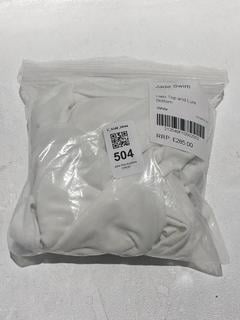 Lot 504  
            Chesterfield SR44 - Parcel Delivery Only 

                
JADE SWIM HALO TOP AND LURE BOTTOM IN WHITE SIZE M ORIGINAL RRP- £285 (LOCATION: ...