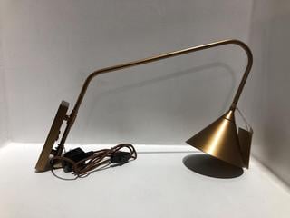 Lot 606  
            Chesterfield SR44 - Parcel Delivery Only 

                
NKUKU THOTTAM SWING ARM WALL LAMP - ANTIQUE BRASS - ITEM NO. TH0101 - ORIGINAL RR...