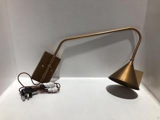 Lot 610  
            Chesterfield SR44 - Parcel Delivery Only 

                
NKUKU THOTTAM SWING ARM WALL LAMP - ANTIQUE BRASS - ITEM NO. TH0101 - ORIGINAL RR...
