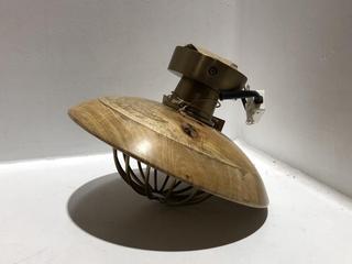 Lot 621  
            Chesterfield SR44 - Parcel Delivery Only 

                
NKUKU CHAKAI WOOD & METAL FLUSH CEILING LIGHT - ITEM NO. CP1001 - ORIGINAL RRP £1...