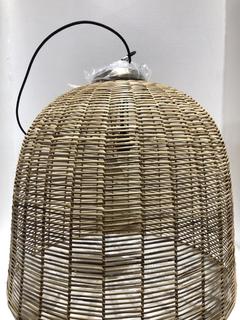 Lot 630  
            Chesterfield SR44 - Parcel Delivery Only 

                
NKUKU NOKO WICKER DOME PENDANT - NATURAL - LARGE - ITEM NO. NP3701 - ORIGINAL RRP...