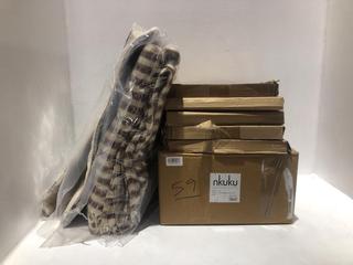 Lot 686  
            Chesterfield SR44 - Parcel Delivery Only 

                
QTY OF ASSORTED NKUKU ITEMS TO INCLUDE INKOLLU HANGING BASKET SET (LOCATION: K5)