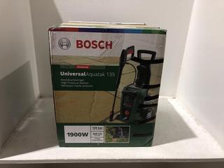 Lot 734  
            Chesterfield SR44 - Parcel Delivery Only 

                
BOSCH HIGH PRESSURE WASHER UNIVERSAL AQUATAK 135 - ORIGINAL RRP £200 (LOCATION: K7)