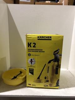 Lot 739  
            Chesterfield SR44 - Parcel Delivery Only 

                
KARCHER K2 BASIC CORDED HOME PRESSURE WASHER (LOCATION: K7)
