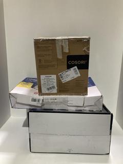 Lot 779  
            Chesterfield SR44 - Parcel Delivery Only 

                
3 X ASSORTED KITCHEN TO INCLUDE TEFAL OPTI ELITE GRILL (LOCATION: J1)