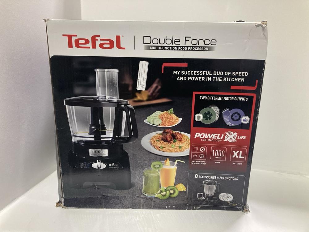 Lot 783  
            Chesterfield SR44 - Parcel Delivery Only 

                
TEFAL DOUBLE FORCE MULTIFUNCTION PROCESSOR (LOCATION: J1)