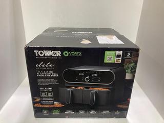 Lot 789  
            Chesterfield SR44 - Parcel Delivery Only 

                
TOWER 10.4 LITRE XL CAPACITY DUAL BASKET AIRFRYER (LOCATION: J1)