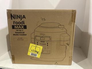 Lot 808  
            Chesterfield SR44 - Parcel Delivery Only 

                
NINJA FOODI MAX 14 IN 1 SMARTLID MULTI-COOKER - ORIGINAL RRP £229 (LOCATION: J2)