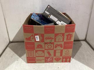 Lot 938  
            Chesterfield SR44 - Parcel Delivery Only 

                
ASSORTED BOX OF COLLECTIBLES/ACTION FIGURES TO INCLUDE GODZILLA VS KONG HONG KONG...