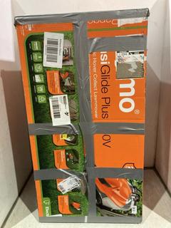 Lot 947  
            Chesterfield SR44 - Parcel Delivery Only 

                
FLYMO EASIGLIDE PLUS 360V ELECTRIC HOVER COLLECT LAWNMOWER ORIGINAL RRP- £120 (LO...