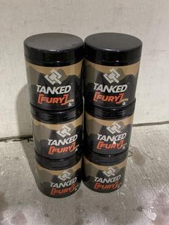 Lot 986  
            Chesterfield SR44 - Parcel Delivery Only 

                
6 X TANKED FURY EXTREME PRE-WORKOUT 260G IN COLA (MAY BE PAST BBE) (LOCATION: I1)