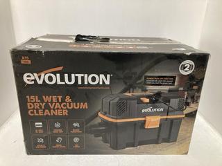 Lot 1056  
            Chesterfield SR47 - Parcel Delivery Only 

                
EVOLUTION R15 VAC WET AND DRY VACUUM CLEANER (LOCATION: H9)