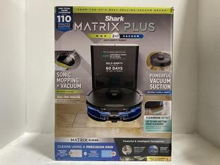 Lot 1063  
            Chesterfield SR47 - Parcel Delivery Only 

                
SHARK MATRIX PLUS 2-IN-1 ROBOT VACUUM ORIGINAL RRP £399. (LOCATION: H10)