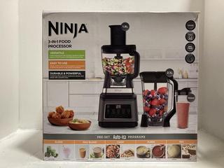 Lot 1066  
            Chesterfield SR47 - Parcel Delivery Only 

                
NINJA 3-IN-1 FOOD PROCESSOR. (LOCATION: H10)