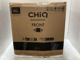 Lot 106  
            Chesterfield SR47 - Parcel Delivery Only 

                
CHIQ 46L MINI REFRIGERATOR - MODEL NO. CSD46D4EU (LOCATION: F2)