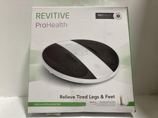 Lot 1071  
            Chesterfield SR47 - Parcel Delivery Only 

                
REVITIVE PROHEALTH CIRCULATION BOOSTER. (LOCATION: H10)