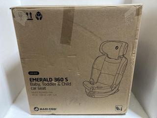 Lot 1074  
            Chesterfield SR47 - Parcel Delivery Only 

                
MAXI-COSI EMERALD 360 S BABY, TODDLER AND CHILD CAR SEAT 40-150CM. (LOCATION: H10)