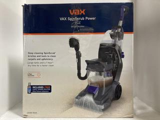 Lot 1084  
            Chesterfield SR47 - Parcel Delivery Only 

                
VAX SPINSCRUB POWER CARPET CLEANER ORIGINAL RRP £239. (LOCATION: H10)
