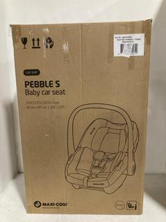 Lot 1090  
            Chesterfield SR47 - Parcel Delivery Only 

                
MAXI-COSI PEBBLE S BABY CAR SEAT. (LOCATION: I2)