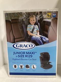 Lot 1093  
            Chesterfield SR47 - Parcel Delivery Only 

                
GRACO JUNIOR MAXI I-SIZE R129 HIGHBACK BOOSTER CAR SEAT. (LOCATION: I2)