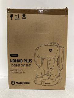 Lot 1120  
            Chesterfield SR47 - Parcel Delivery Only 

                
MAXI COSI NOMAD PLUS TODDLER CAR SEAT ORIGINAL RRP £149 (LOCATION: I15)