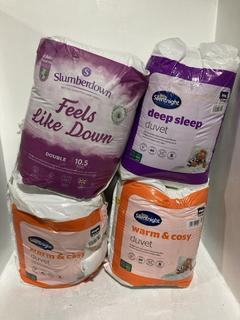 Lot 1122  
            Chesterfield SR47 - Parcel Delivery Only 

                
SILENTNIGHT WARM & COSY DUVET SINGLE 13.5 TOG TO INCLUDE SILENTNIGHT WARM & COSY ...